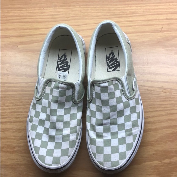 checkered vans womens 8